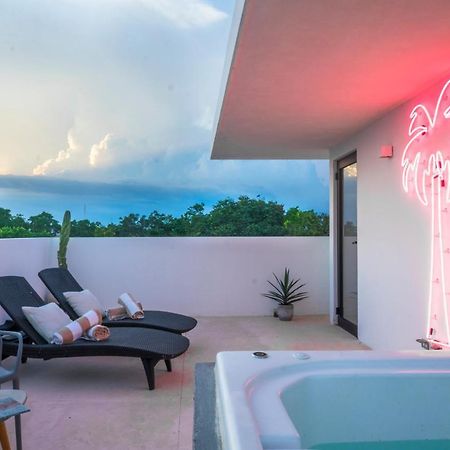 Апартаменты Penthouse Private Roof Top La Veleta Тулум Экстерьер фото
