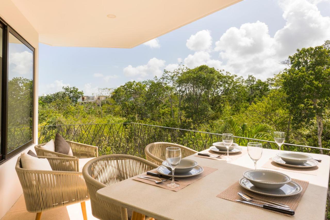 Апартаменты Penthouse Private Roof Top La Veleta Тулум Экстерьер фото
